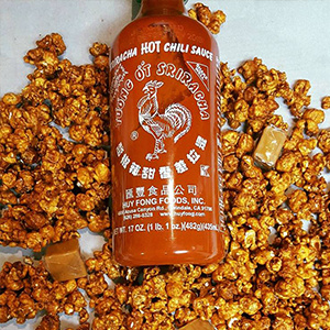 Caramel Sriracha Popcorn